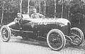 „Grünes Monster“: Opel 12,3-Liter-Grand-Prix-Rennwagen mit Carl Jörns (am Steuer) und Beifahrer Kurt C. Volkhart (1926).  Foto: Auto-Medienportal.Net/Opel